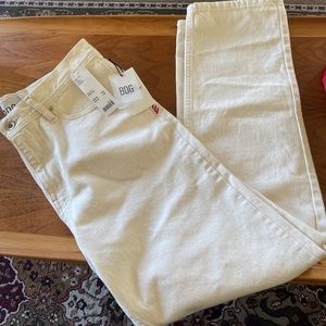 Urban Outfitters BDG Authentic Straight White Jean New 32W, 34L